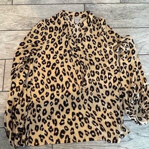 Chicos Leopard Print Women's Top